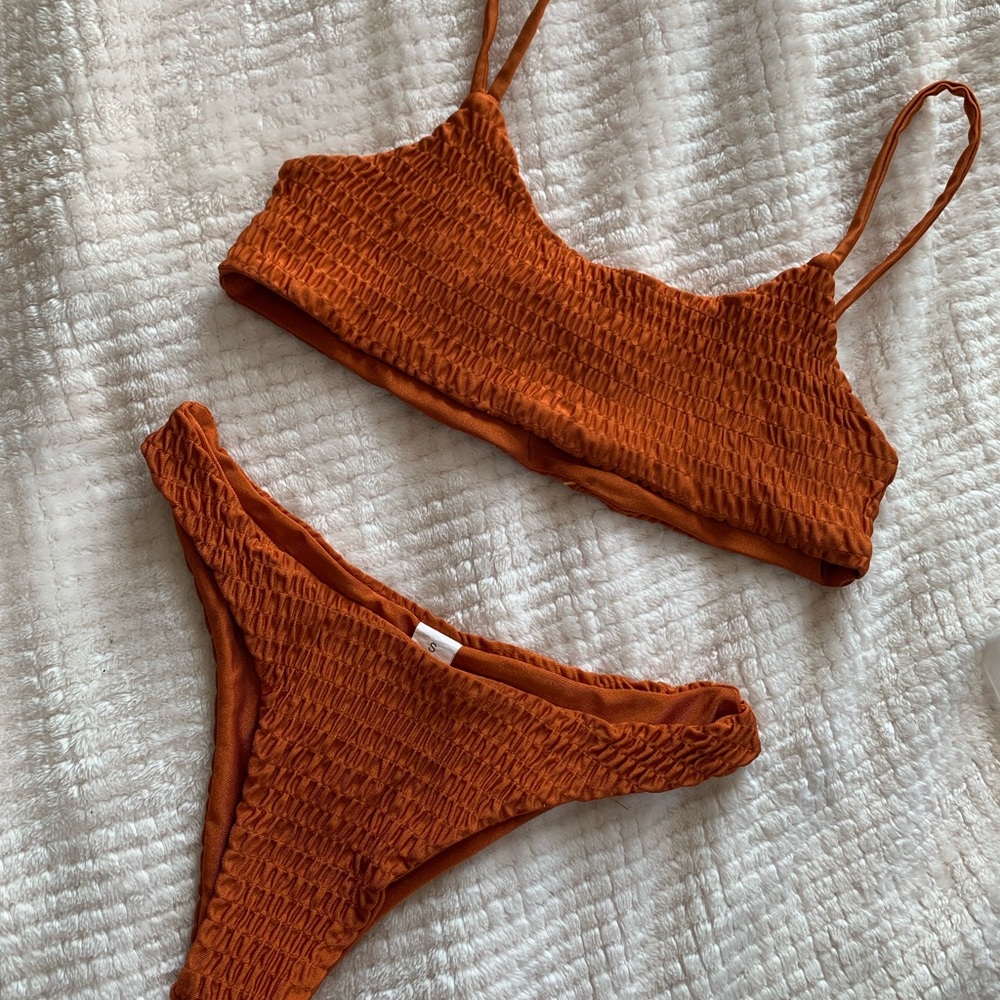 Bronze orange Bikini Set